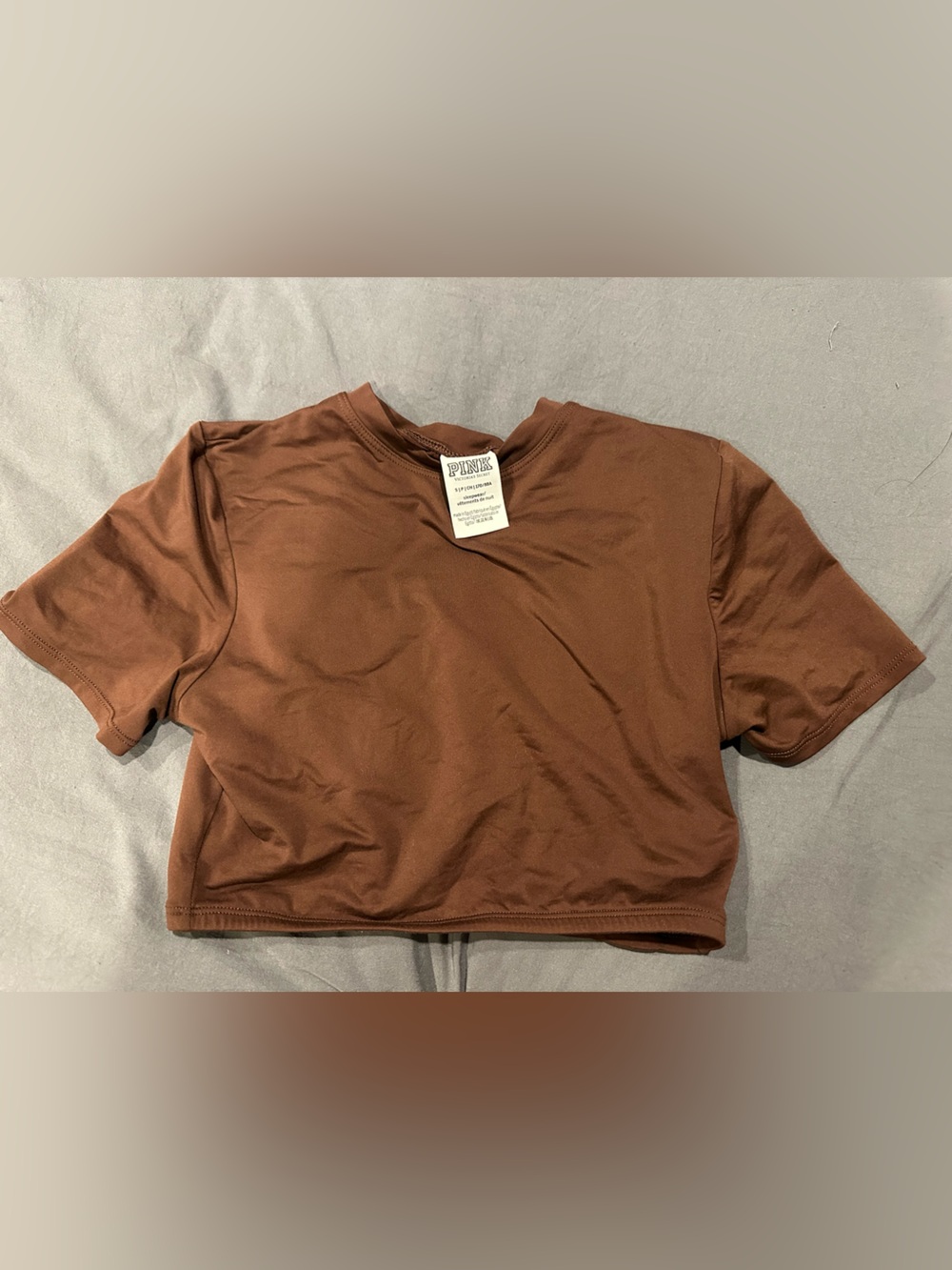 Pink Brown Short Sleeve Tee